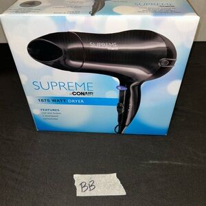 Supreme Black Hair Dryer with Accessories
